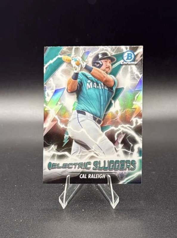 2026 Bowman CHROME Electric Sluggers ES-14 Cal Raleigh, Seattle Mariners
