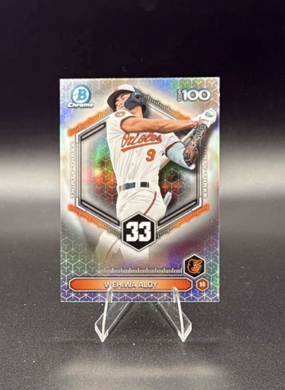 2026 Bowman Wehiwa Aloy Rookie Chrome Top 100 Baltimore Orioles