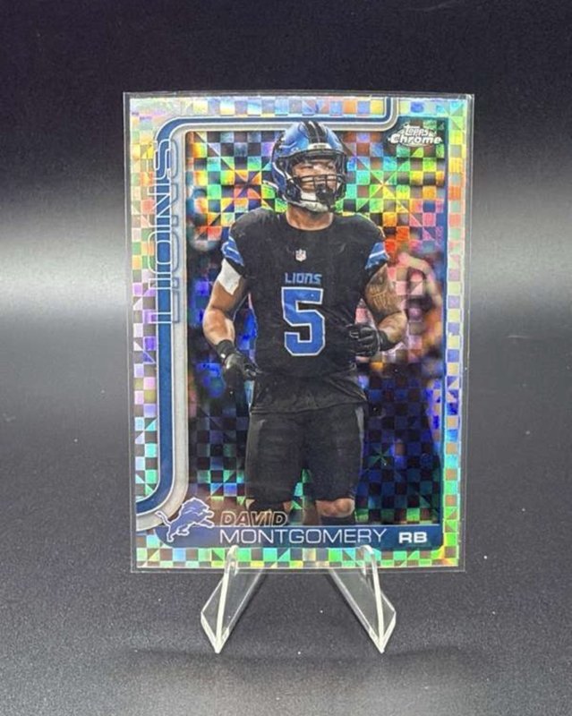 2025 Topps Chrome - David Montgomery #103 X-Fractor