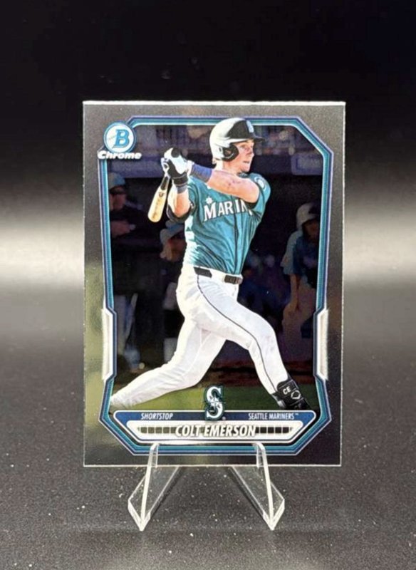 2026 Bowman CHROME Baseball Prospects BCP-108 Colt Emerson, Seattle Mariners