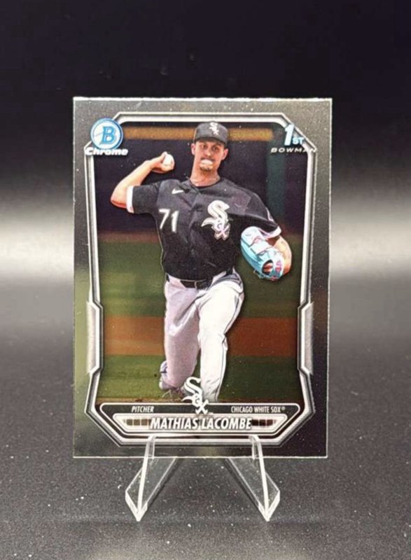 2026 Bowman Chrome Baseball Prospects BCP-119 Mathias Lacombe Chicago White Sox