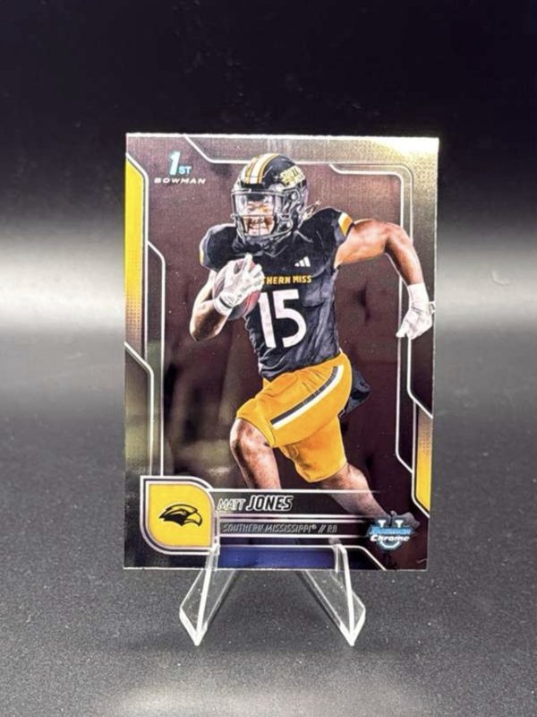2025 Bowman University Chrome - Matt Jones #101 (RC)