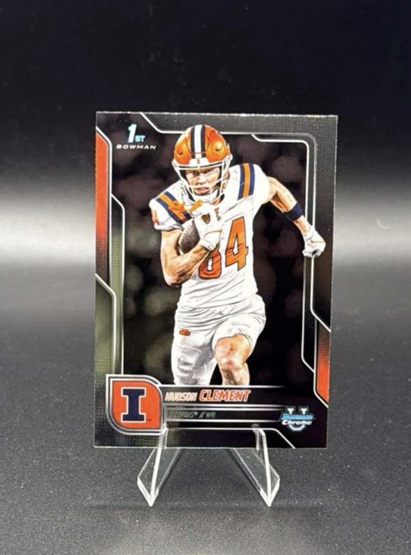 2025 Bowman University Chrome - Hudson Clement #73 (RC)