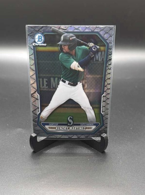 2026 Bowman Chrome Prospects Kendry Martinez Reptilian BCP-89 Seattle Mariners