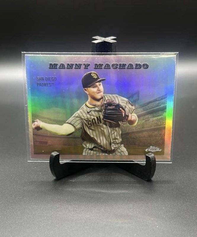 2025 Topps Chrome Platinum — Manny Machado — ‘55 Rails & Sails Refractor