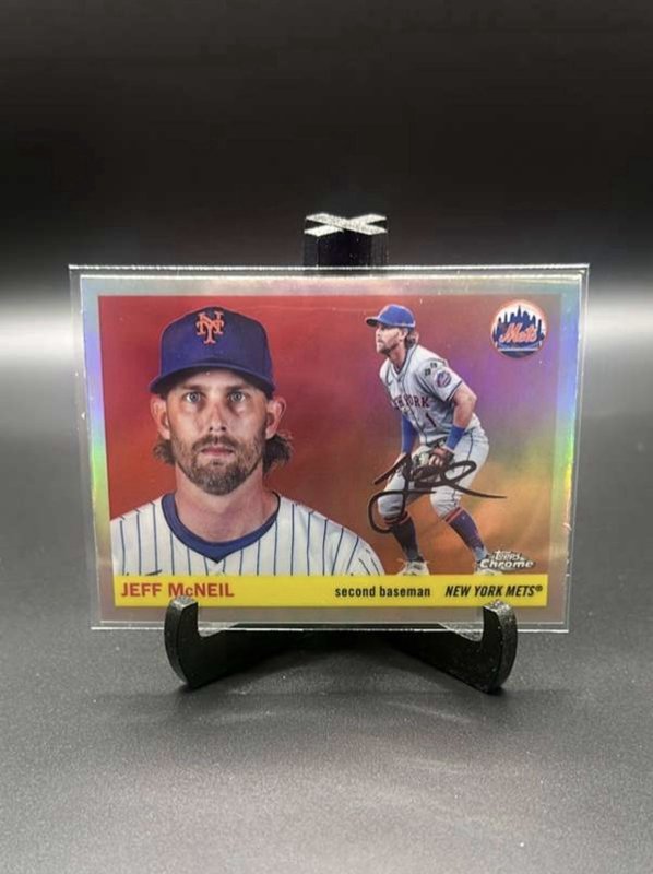 2025 Topps Chrome Platinum Jeff McNeil Refractor #45 Mets
