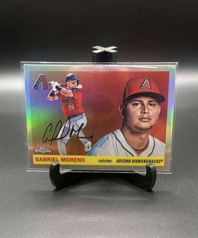 2025 Topps Chrome Platinum Anniversary Gabriel Moreno Refractor Diamondbacks #85