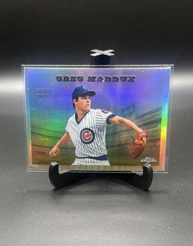 2025 Topps Chrome Platinum- Greg Maddux Rails And Sails Chicago Cubs #55RS-16