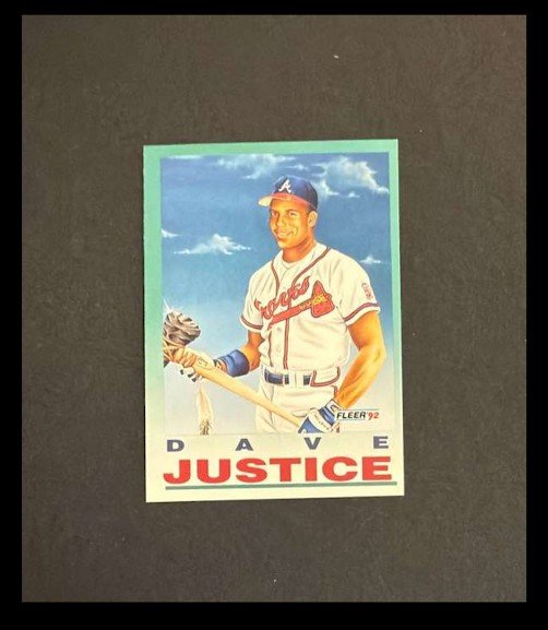 1992 Fleer - Pro Visions David Justice #713