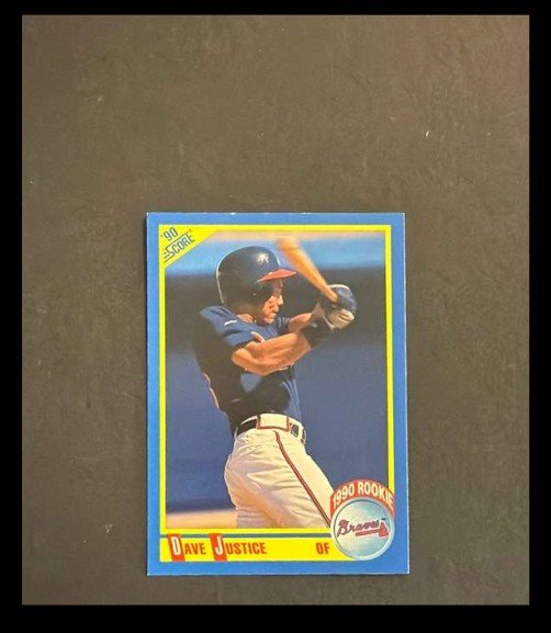 1990 Score - David Justice #650 (RC)
