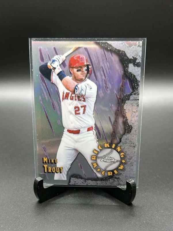 2026 Topps Chrome Baseball Mike Trout Wrecking Crew #WC-18 Los Angeles Angles