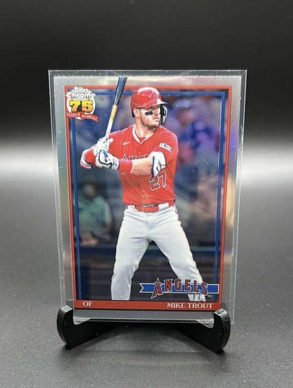 2026 Topps Chrome #91CB-6 Mike Trout Topps Chrome Baseball⚾️