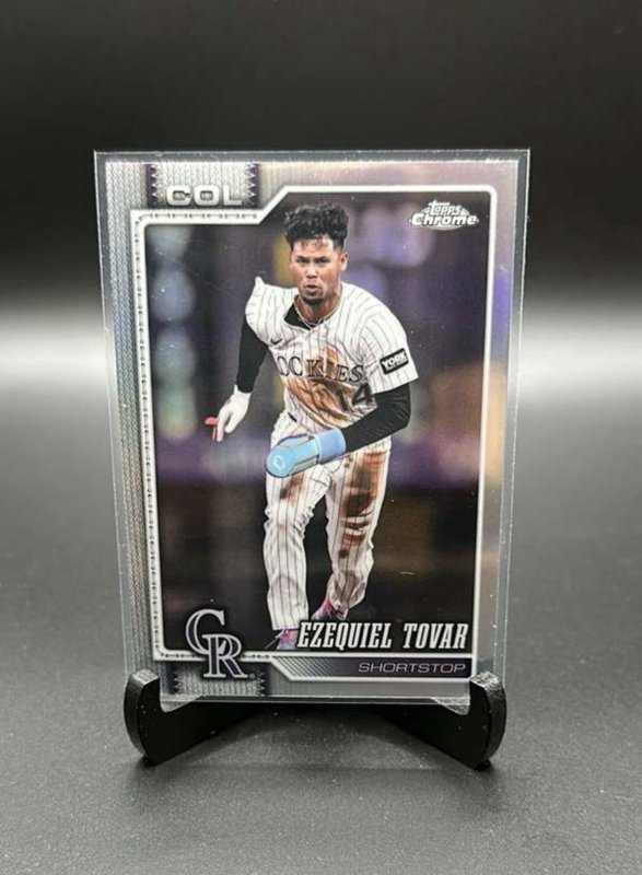 2026 Topps Chrome - Ezequiel Tovar #8 Refractor - Colorado Rockies