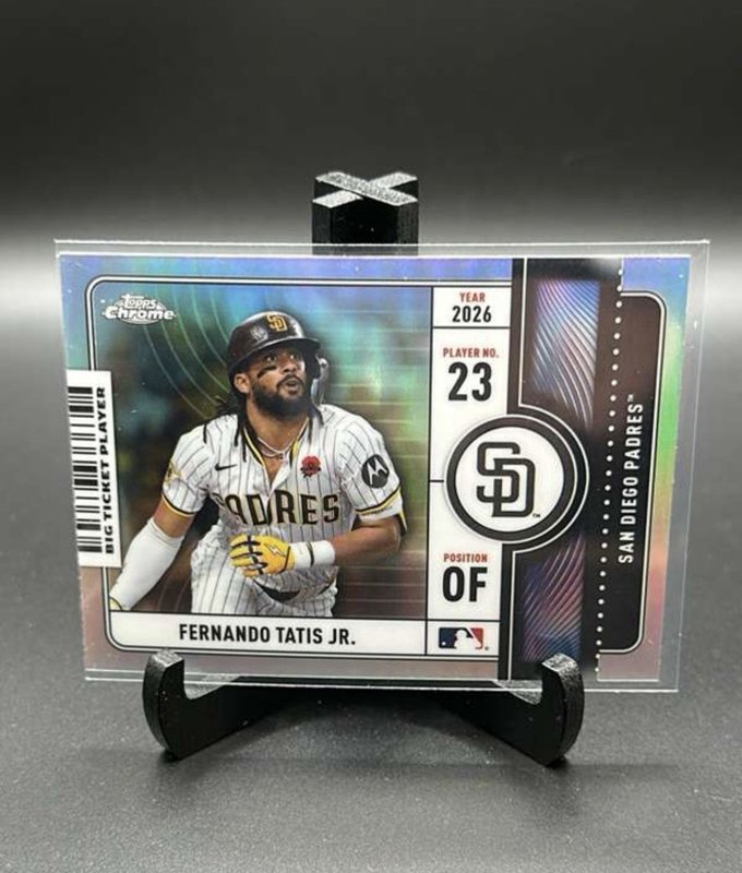 -2026 Topps Chrome Big Ticket Players Fernando Tatis Jr. Refractor