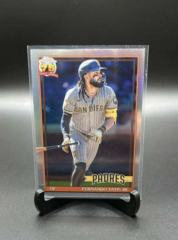 2026 Topps Chrome FERNANDO TATIS JR. 1991 RETRO 91CB-12 PADRES REFRACTOR