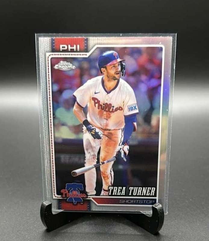 #5 Trea Turner 2026 Topps Chrome -Refractors
