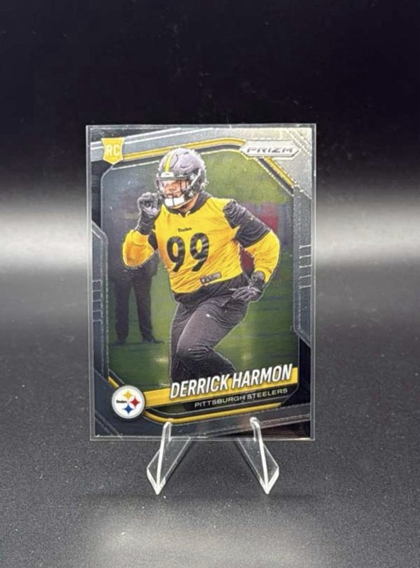 Derrick Harmon Rookie RC 2025 Panini Prizm Base #368 Pittsburgh Steelers
