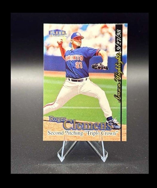 1998 Fleer Tradition Update - Roger Clemens #U3