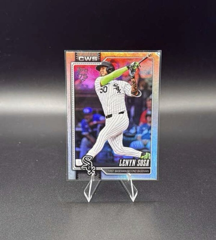 Lenyn Sosa 2026 Topps Series 1 Rainbow Foil Chicago White Sox #56