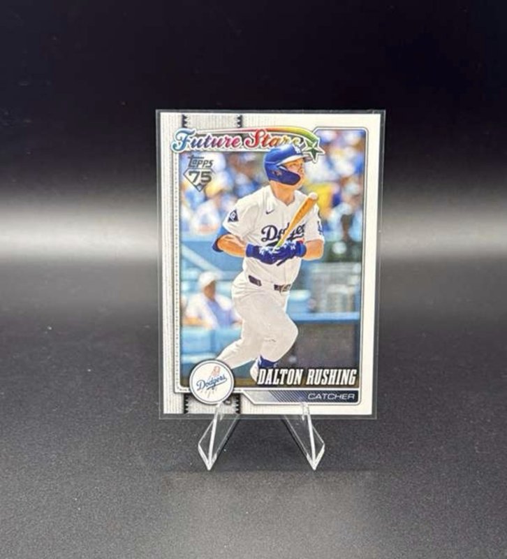 2026 Topps Series 1 #103 Dalton Rushing — Los Angeles Dodgers (Future Stars)