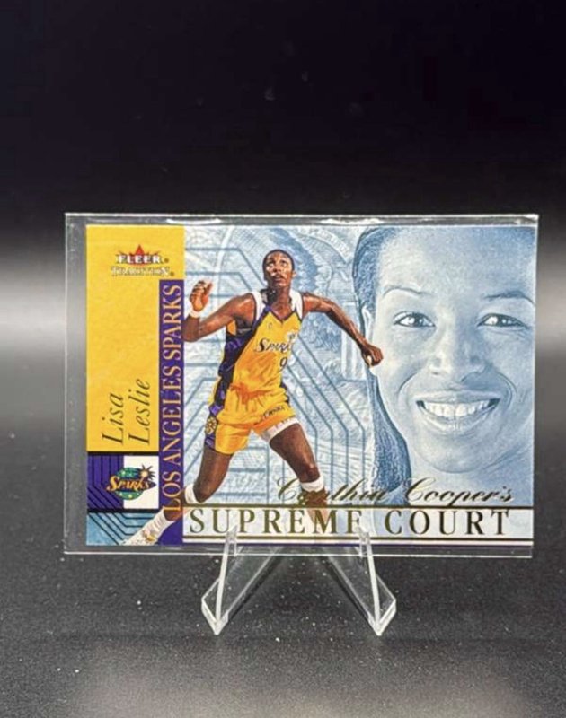 2001 Fleer Tradition WNBA - Cynthia Cooper's Supreme Court Lisa Leslie #7 SC