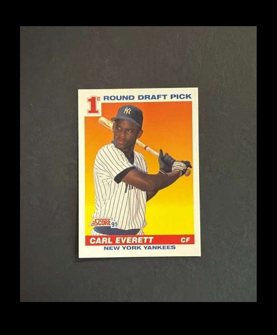 1991 Score - Carl Everett #386 (RC)