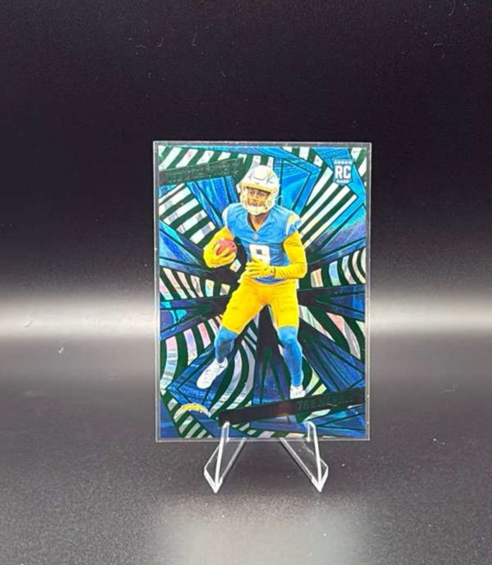 2025 Panini Revolution - Rookies Tre Harris #243 Green Swirl /199 (RC)