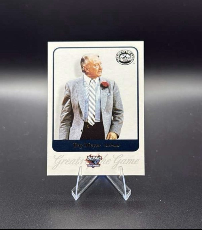 2001 Fleer Greats of the Game - Ray Meyer #65 (RC)