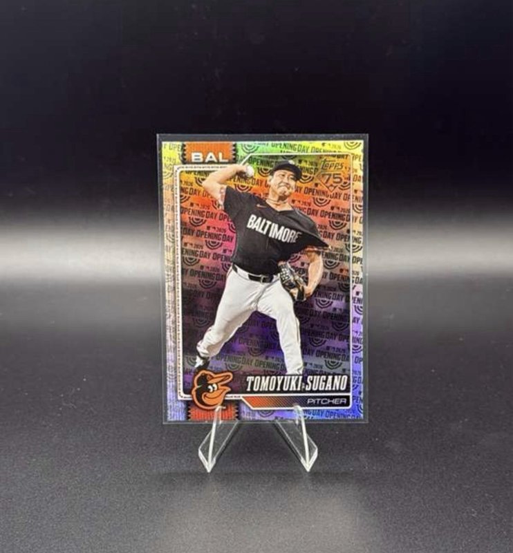 2026 Topps Celebration Opening Day Foil Tomoyuki Sugano #185 Baltimore Orioles