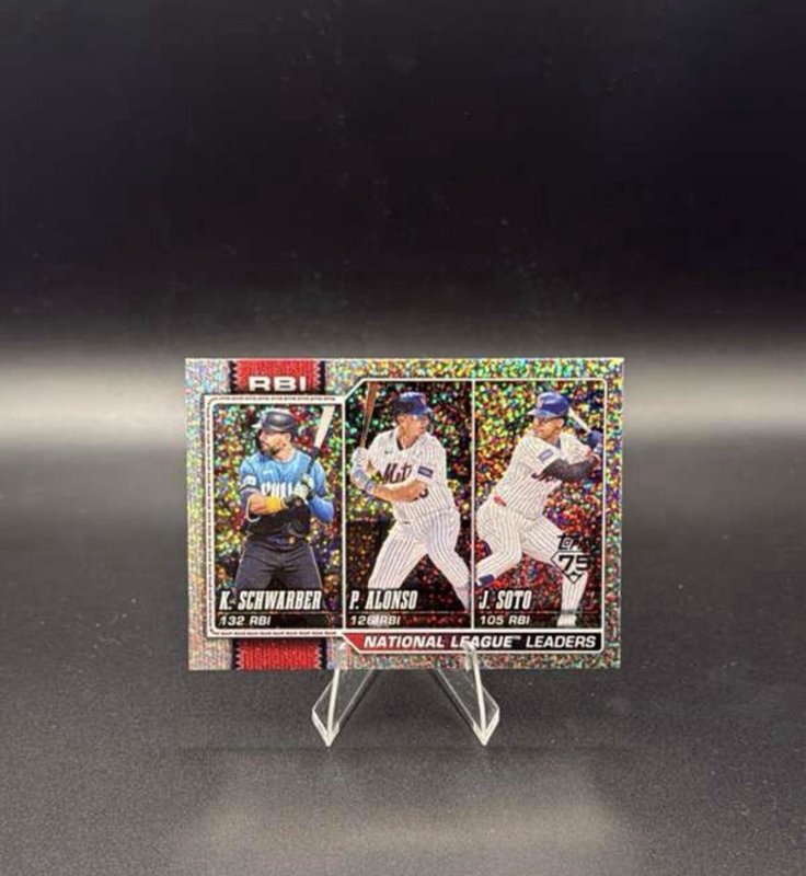 2026 Topps Series 1 - League Leaders Juan Soto, Pete Alonso, Kyle Schwarber #11