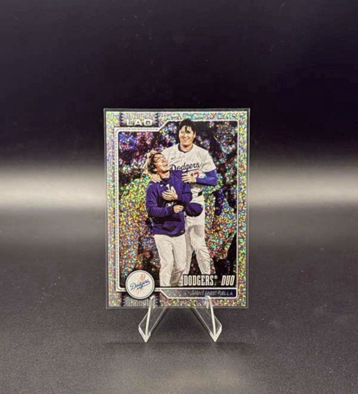 2026 Topps Series 1 Celebration Dodgers Duo Confetti