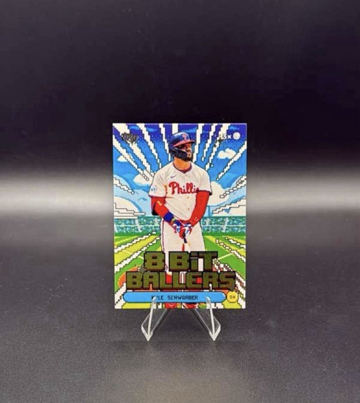 2026 Topps #8B-25 Kyle Schwarber 8 Bit Ballers