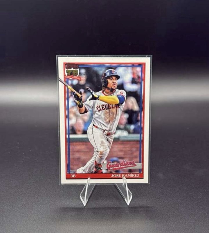 2026 Topps Jose Ramirez 75th Anniversary Insert #T91-69 Guardians