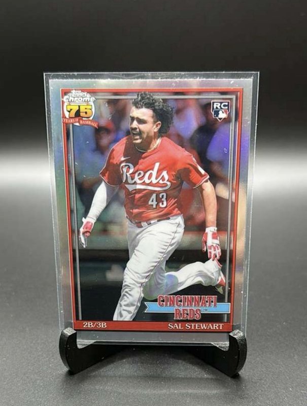 2026 Topps Chrome Sal Stewart 75th Refractor RC REDS #91CB-21