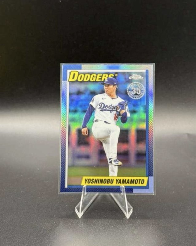 2025 Topps Chrome Update Series -1990 Topps Baseball Yoshinobu Yamamoto #90CU-14