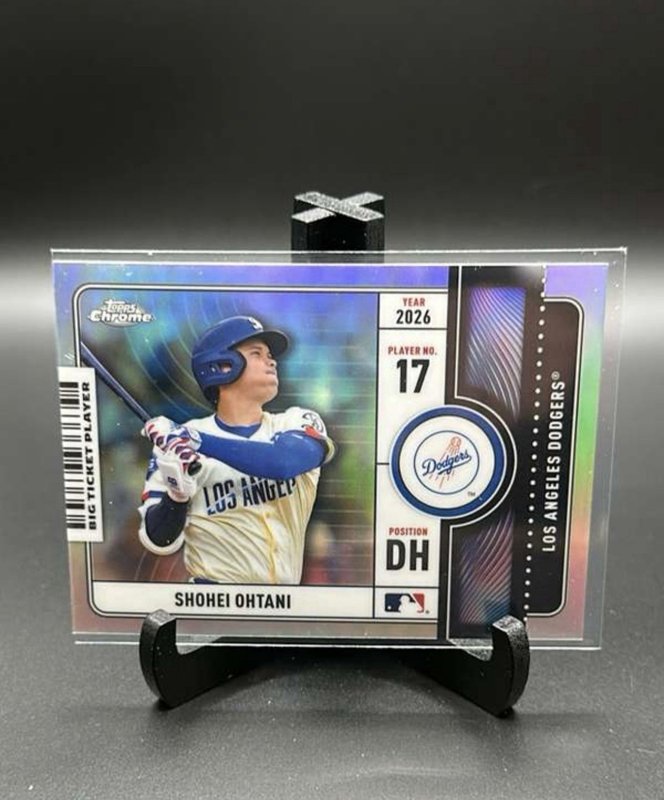2026 Topps Chrome Shohei Ohtani Big Ticket Player Refractor #BTP-3 Dodgers