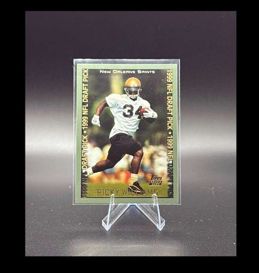 1999 Topps - 1999 NFL Draft Pick Ricky Williams #329 (RC)