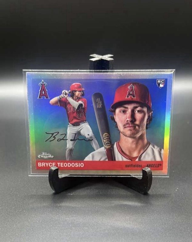 2025 Topps Chrome Platinum Anniversary Bryce Teodosio Refractor