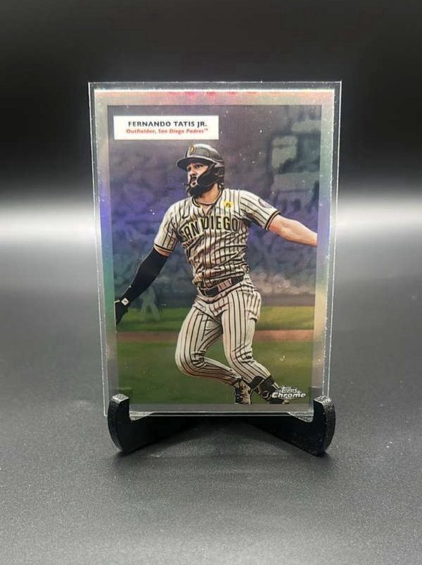 2025 Topps Chrome Platinum #55DH-14 Gwynn/Tatis Jr. 1955 Doubleheaders