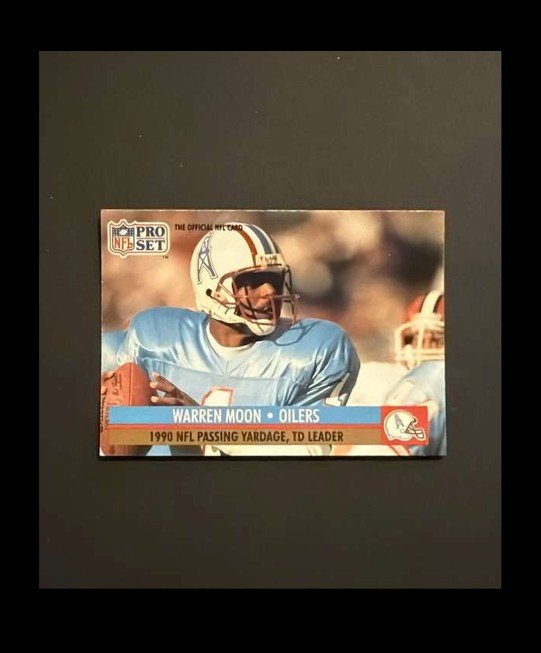1991 Pro Set - League Leader Warren Moon #9