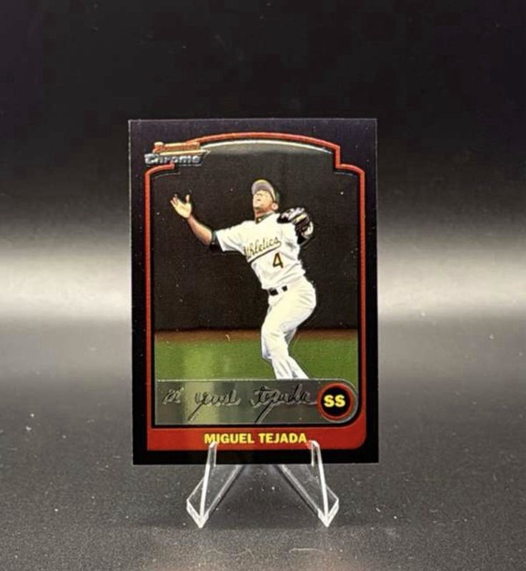 2003 Bowman Chrome - Miguel Tejada #20 Refractor