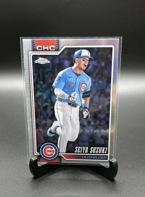 2026 Topps Chrome Seiya Suzuki Refractor #34 Chicago Cubs