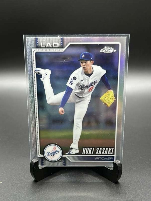 2026 Topps Chrome Roki Sasaki Refractor #199 Dodgers