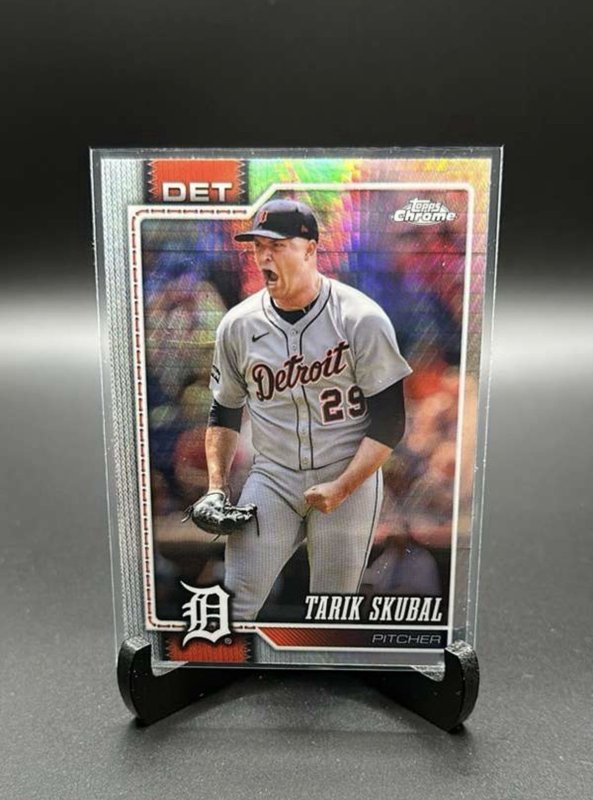 2026 Topps Chrome Baseball - Tarik Skubal Prism Refractor