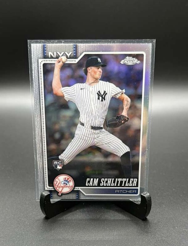 2026 Topps Chrome Cam Schlittler New York Yankees Refractor RC Rookie #262