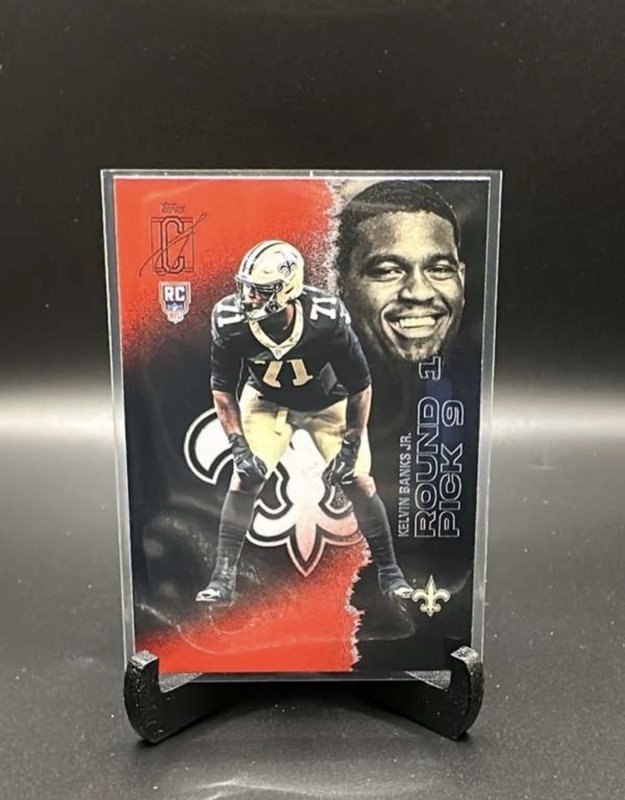#154 Kelvin Banks Jr. 2025 Topps Signature Class - Red & Black