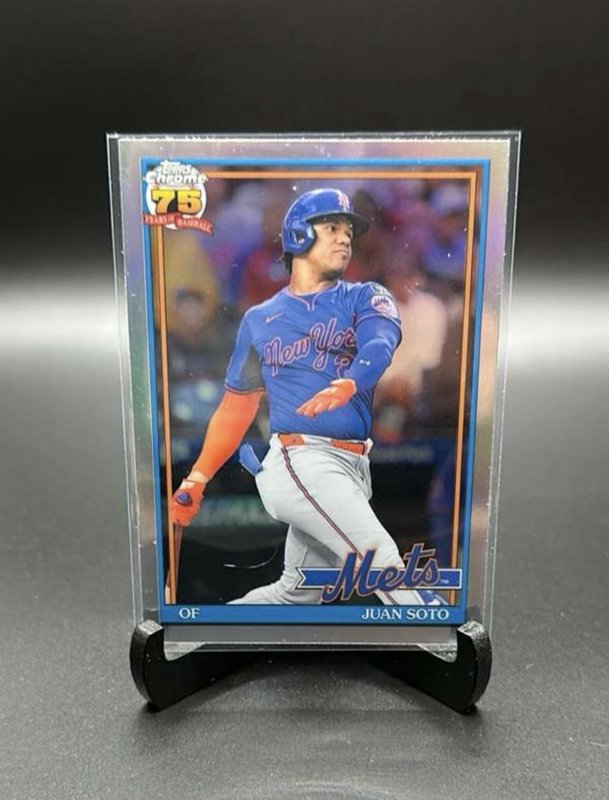 Topps 2026 Chrome 75th anniversary Juan Soto #91C-11 Mets