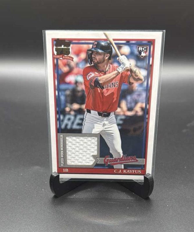 2026 Topps Series 2 1991 Relic Card CJ Kayfus - Guardians