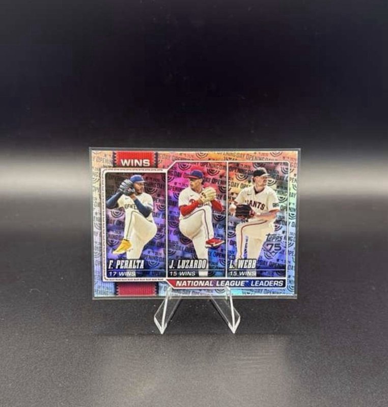 2026 Topps Celebration - 2025 National League Wins Leaders #117 Opening Day Foil