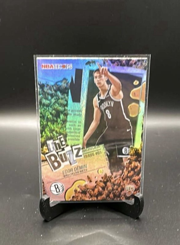 2025-26 NBA Hoops Egor Demin RC The Buzz #TB-8 Nets